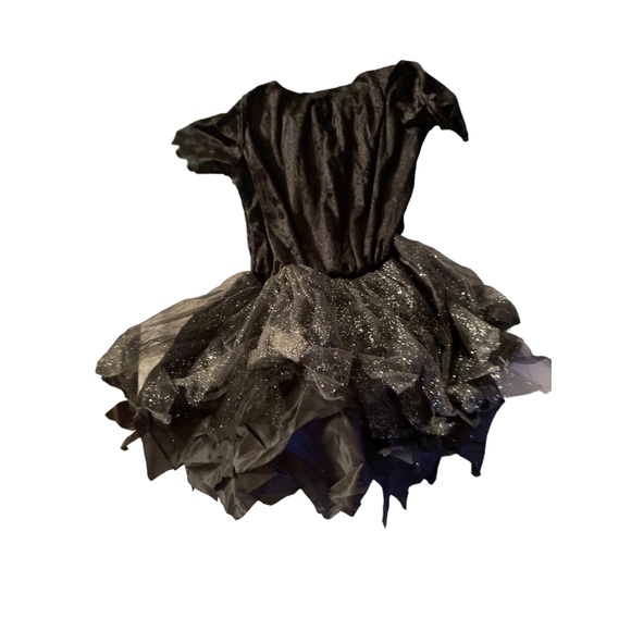 Glitter skeleton dress only costume child’s large 10/12 tags attached - Picture 2 of 4